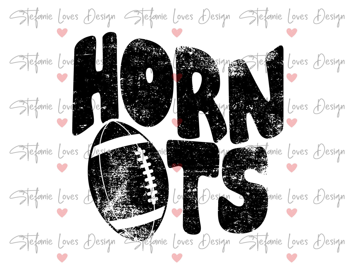 Hornets Football png, Distressed Hornets png, Digital Design, Hornets