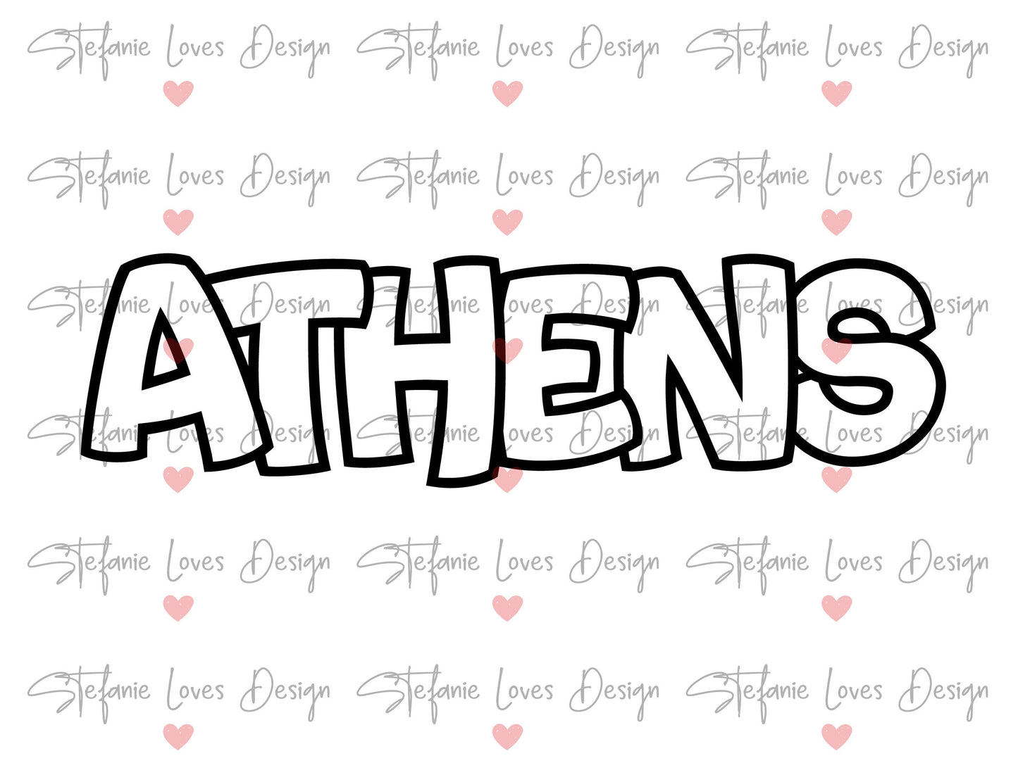 Athens svg, Athens Outline svg, Athens shirt svg, Digital Design