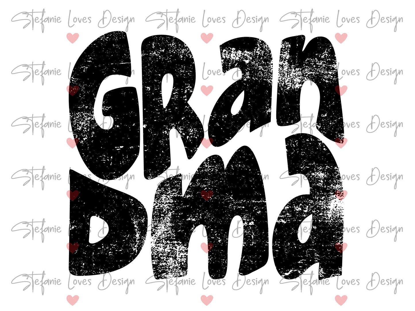 Grandma png, Distressed Grandma png, Digital Design