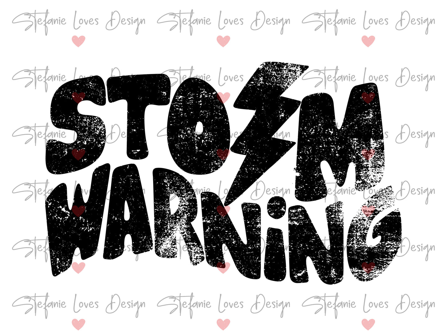 Storm Warning Lightning Bolt Distressed png, Distressed Storm Warning png, Sports png, Digital Design