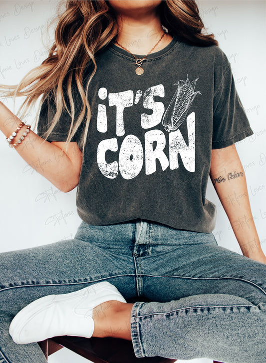 It's Corn I Love Corn png, Digital Design