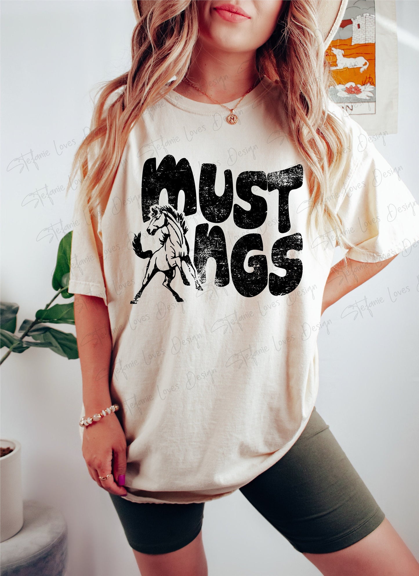 Mustangs png, Distressed Mustangs Mascot png, Digital Design, Mustangs High School