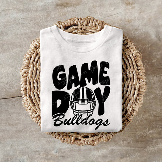 Game Day Helmet Bulldogs SVG, Bulldogs Digital Design