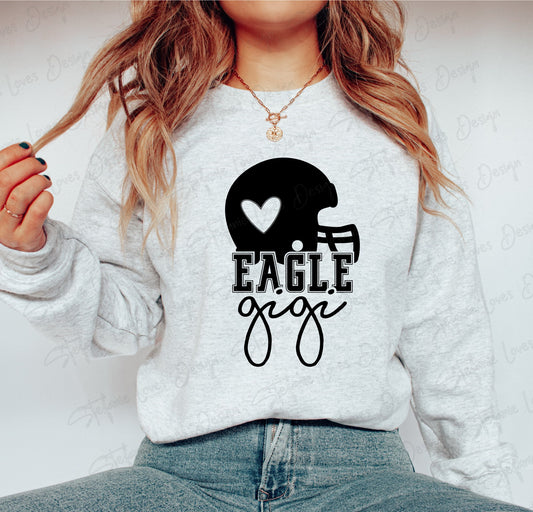 Eagle Gigi Helmet svg and png, Eagles Gigi svg, Digital Design