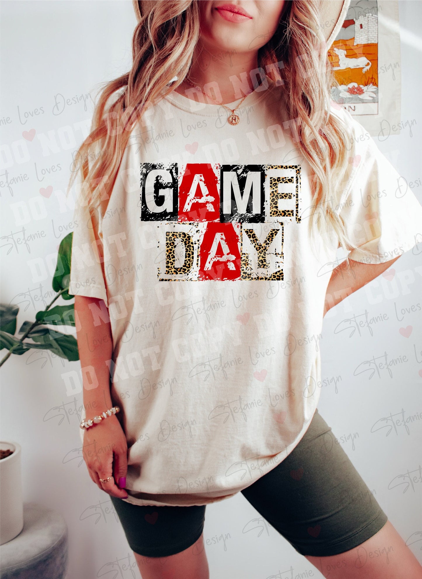 Game Day Leopard Anarchy Distressed png, Digital Design