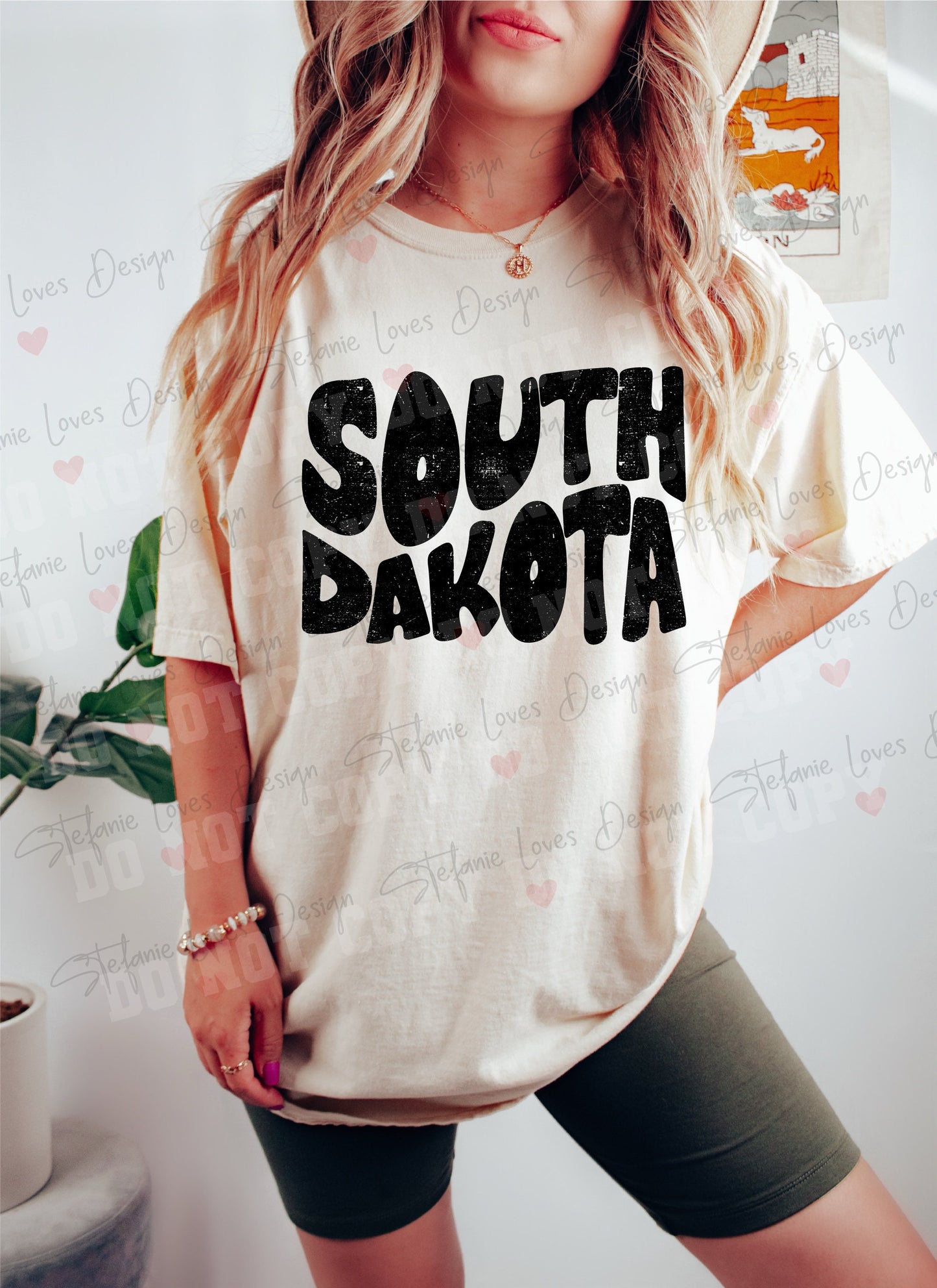 SOUTH Dakota png, Distressed South Dakota Digital Design