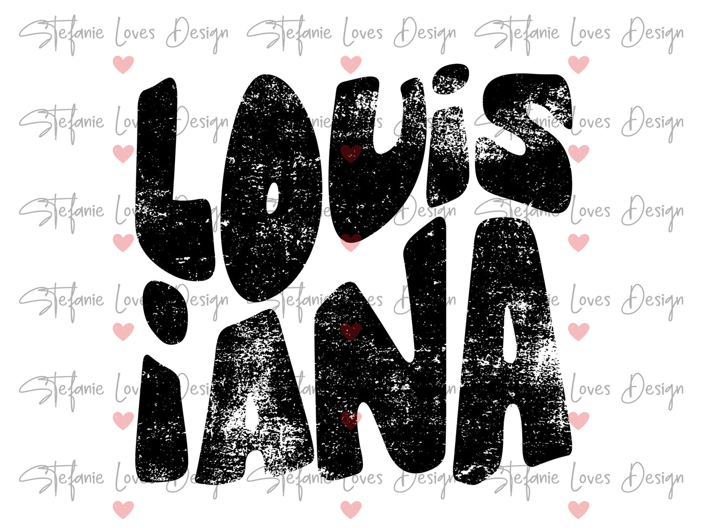 Louisiana png, Distressed Louisiana Digital Design