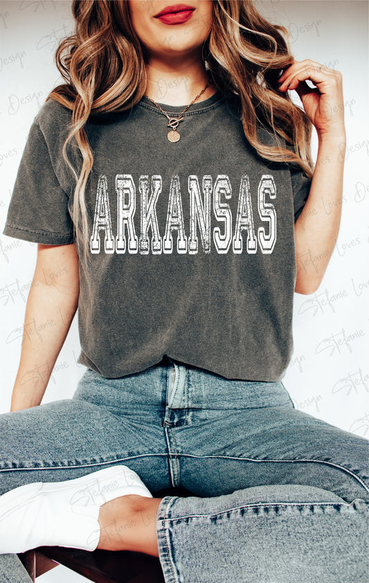 Arkansas Distressed Design png and svg, Digital Design