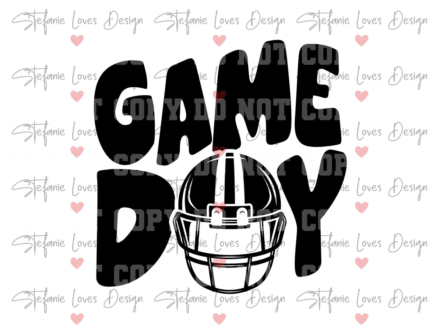 Game Day Helmet SVG and PNG, Digital Design