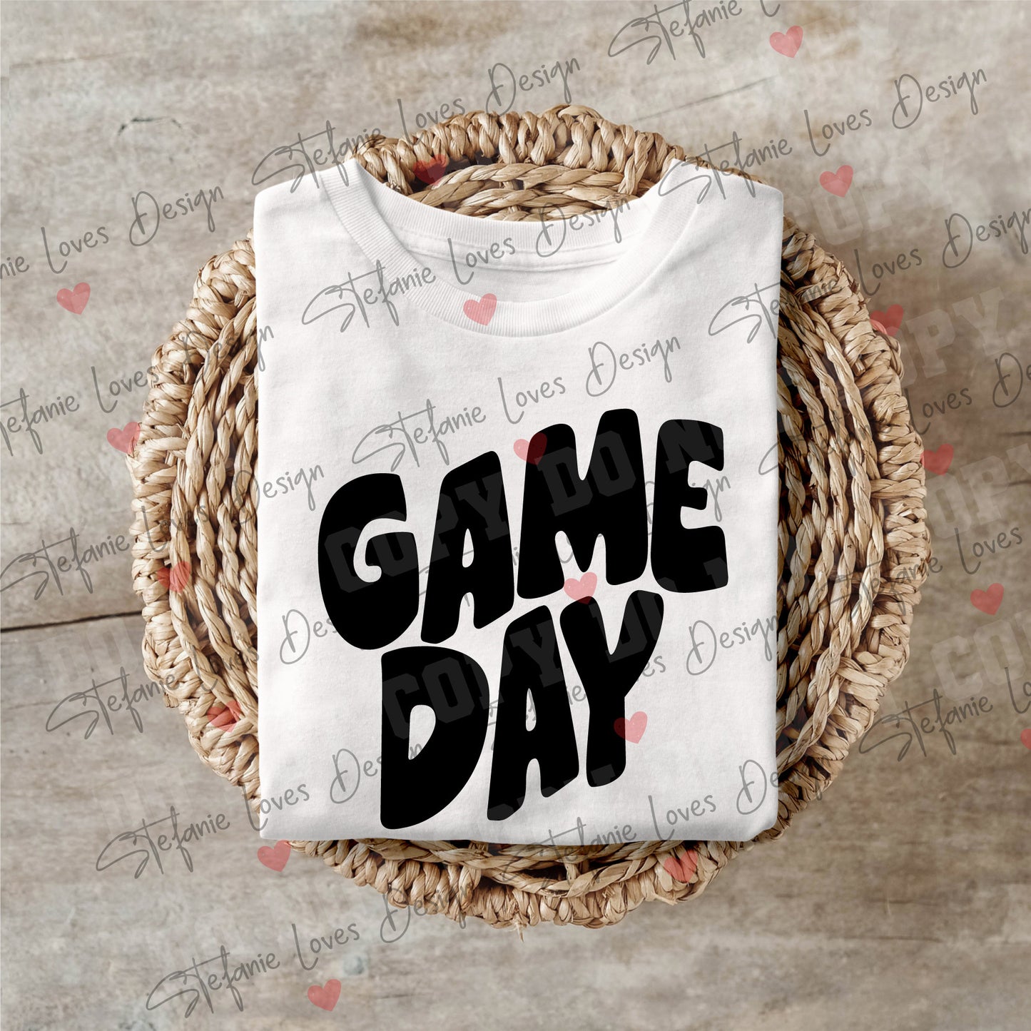 Game Day Retro SVG and PNG, Digital Design