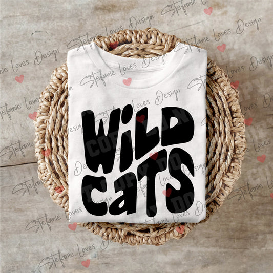 Wildcats Stacked SVG and PNG, Digital Design