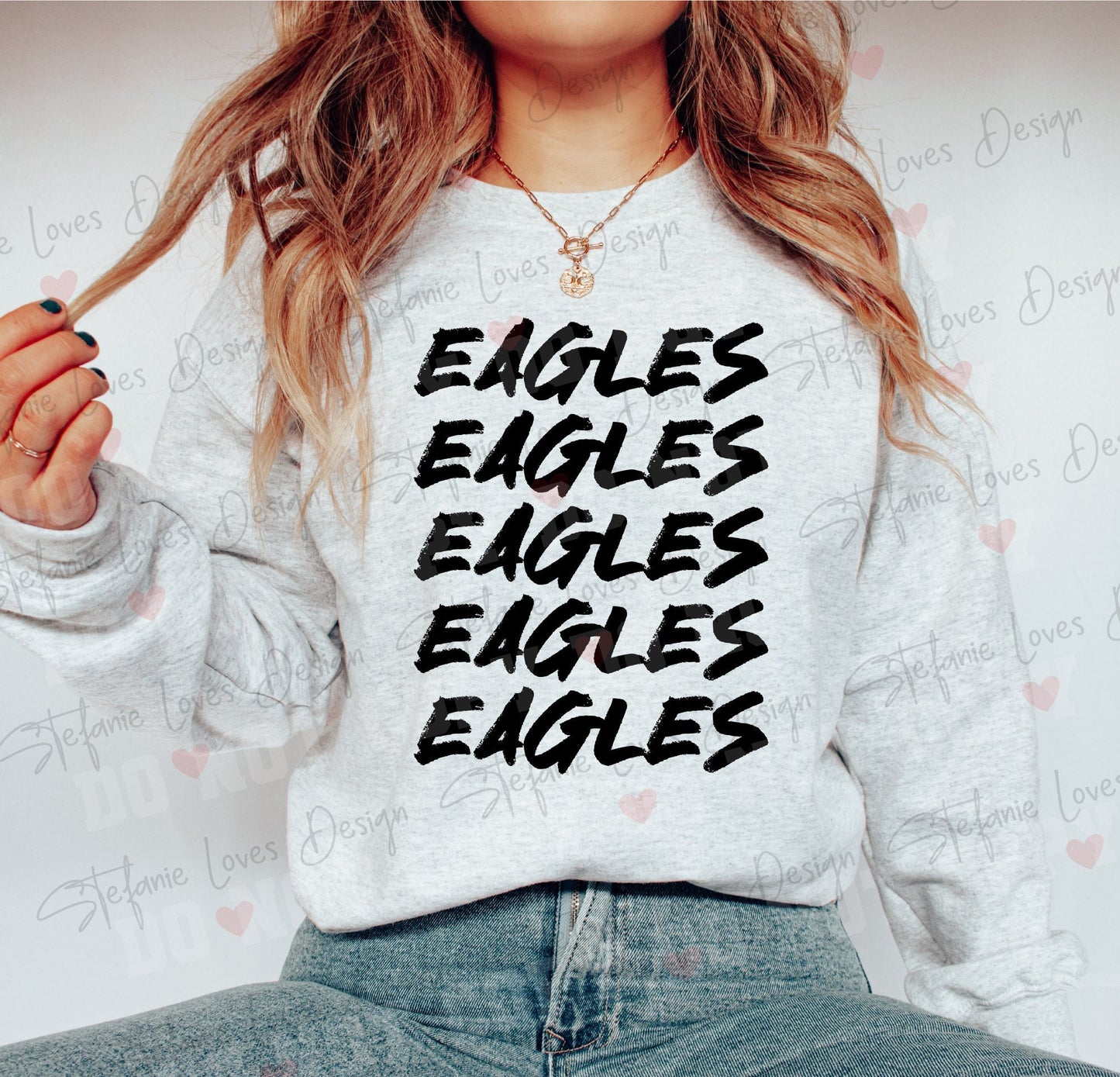 Eagles Repeat svg eps and png, Eagles Mascot Digital Design