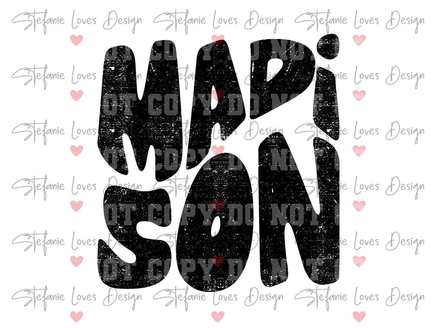 Madison png, Distressed Madison Digital Design