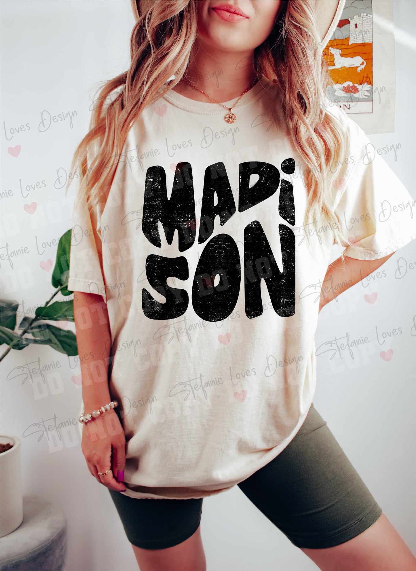 Madison png, Distressed Madison Digital Design