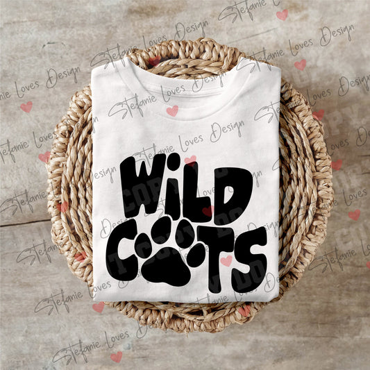Wildcats SVG and PNG, Digital Design
