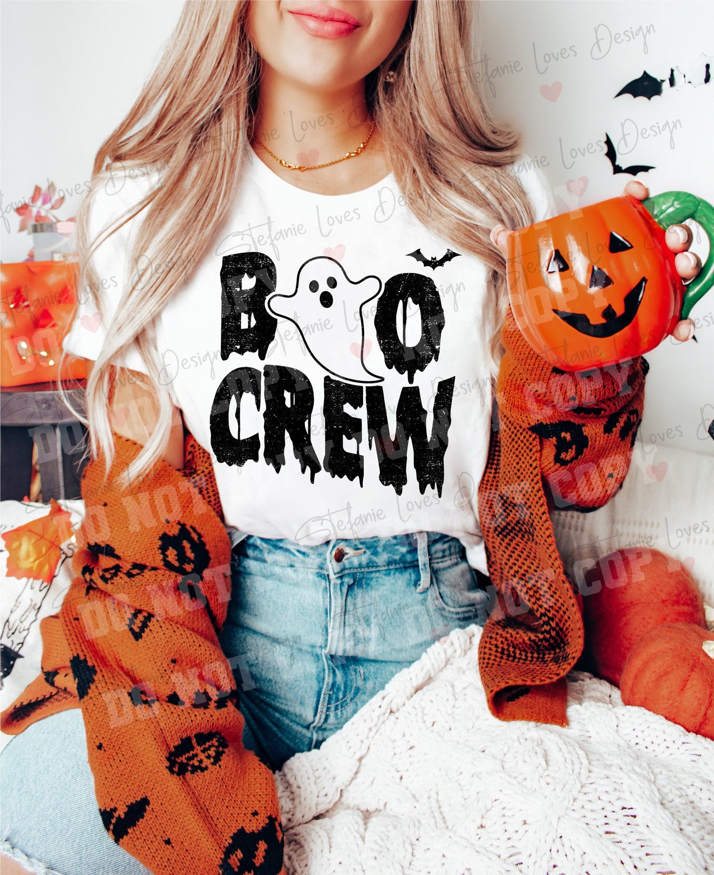 BOO CREW Distressed png, Halloween Digital Download