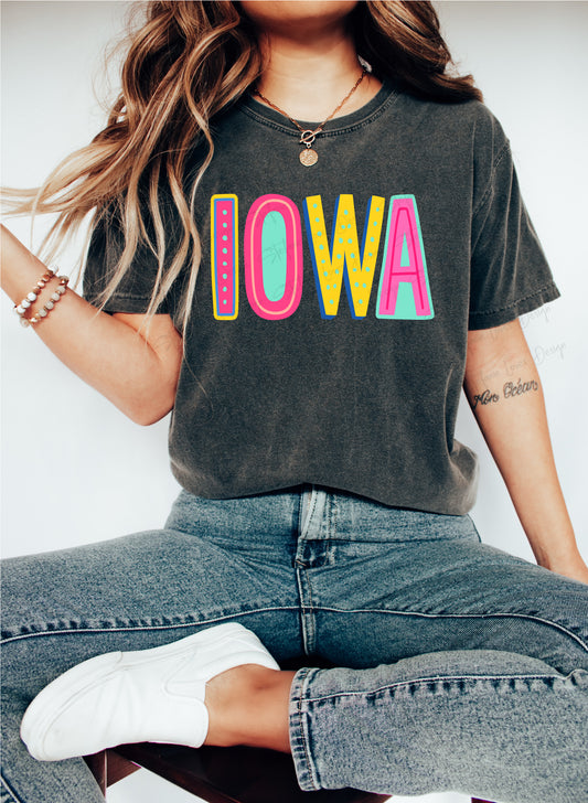 Iowa Cute Font svg eps pdf png, Digital Design