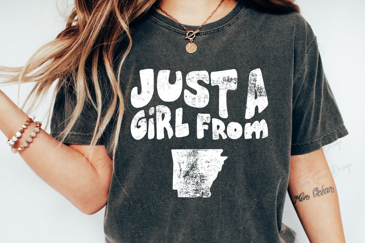 Just A Girl From Arkansas png, Distressed Arkansas png, Arkansas Shirt png, Arkansas Girl, Digital Design